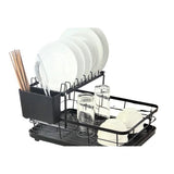 Load image into Gallery viewer, Black Dish Drying Tray - 42cm x 30cm x 25.5cm
