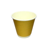 Load image into Gallery viewer, 25 Pack Gold Double Wall Coffee Cup - 230ml
