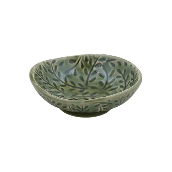 Green Venus Ceramic Dish - 10cm x 9.5cm x 3cm