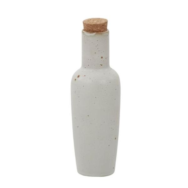 White Francis Ceramic Oil Bottle - 21cm x 7cm x 7cm