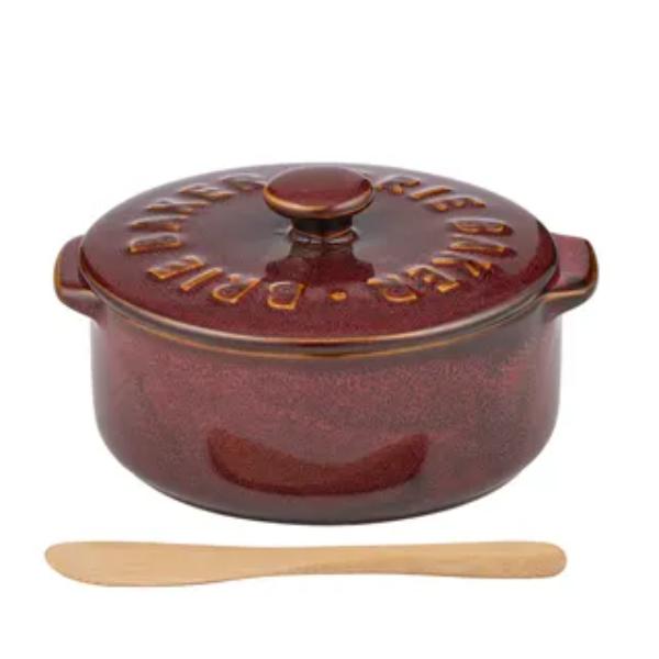 Burgundy Loire Cer Brie Baker - 16cm