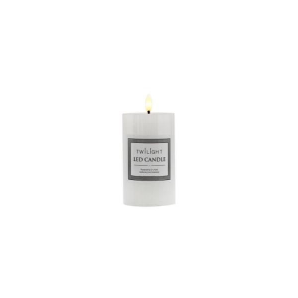 Frost Finish Led Candle - 12cm x 7cm x 12cm