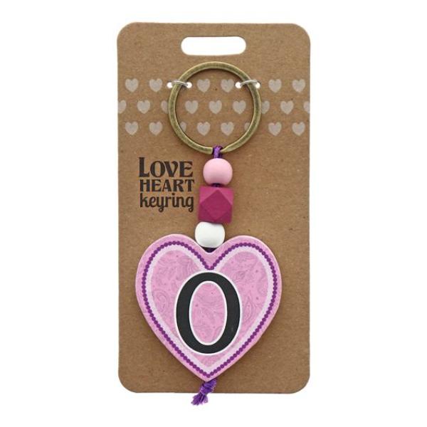 O Heart Keyring