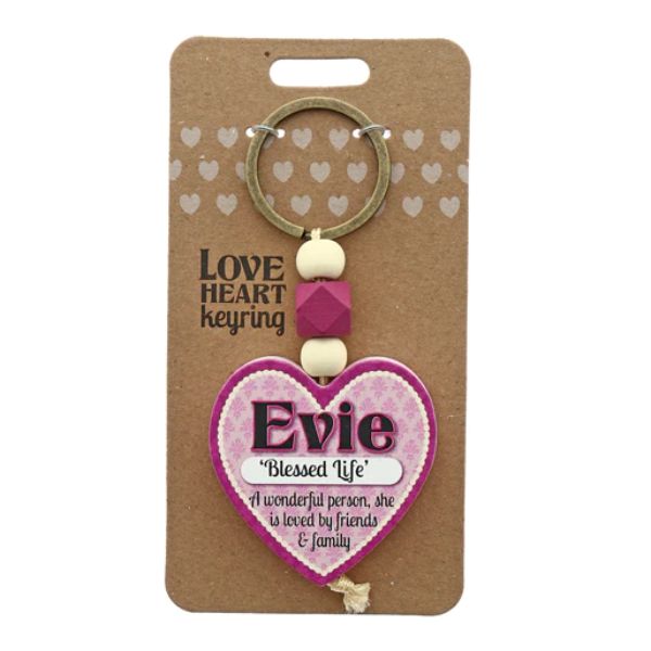 Love Heart Evie Keyring
