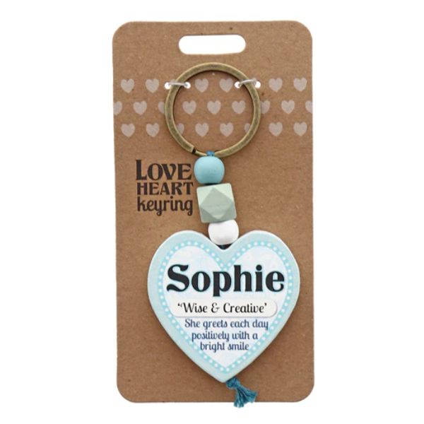Love Heart Sophie Keyring