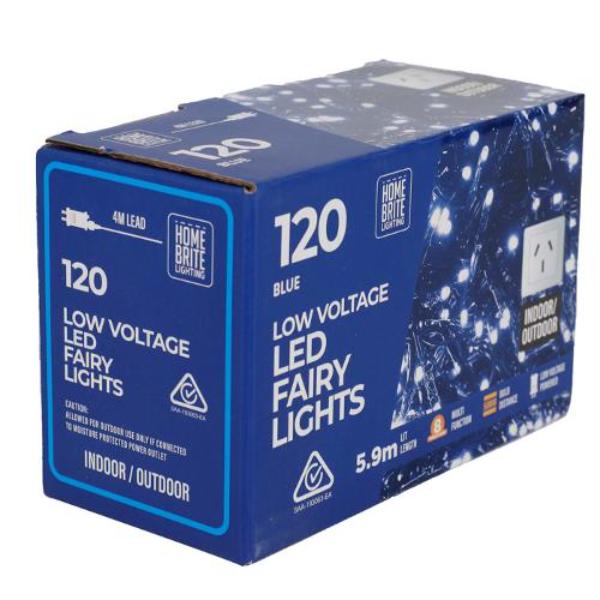 120 Pack Blue Low Voltage Led Fairy Lights