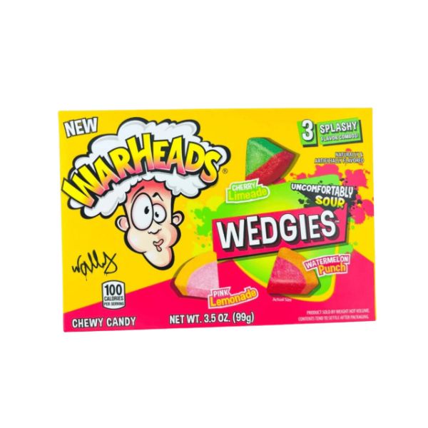 Warheads Wedgies Sour Chewy Candies - 99g