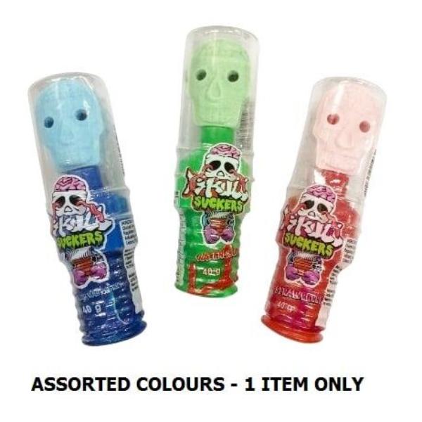 Skull Suckers Gel Pops Halloween Lollies - 40g