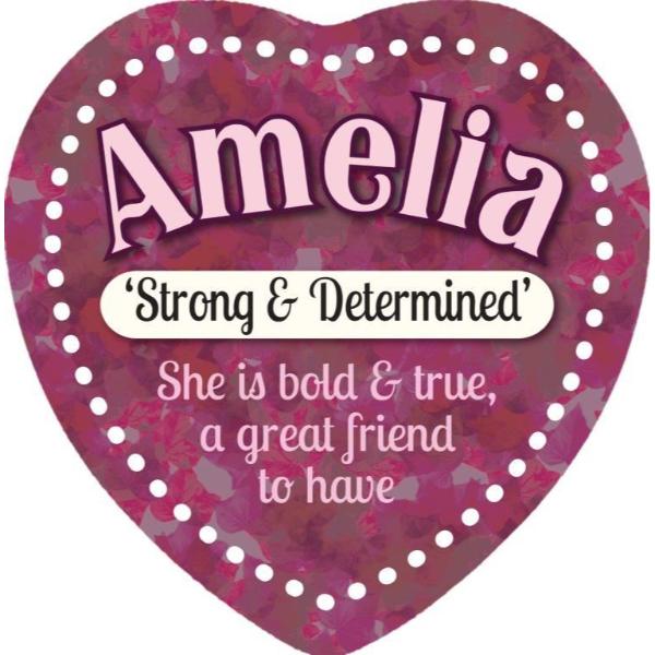 Amelia Heart Magnet