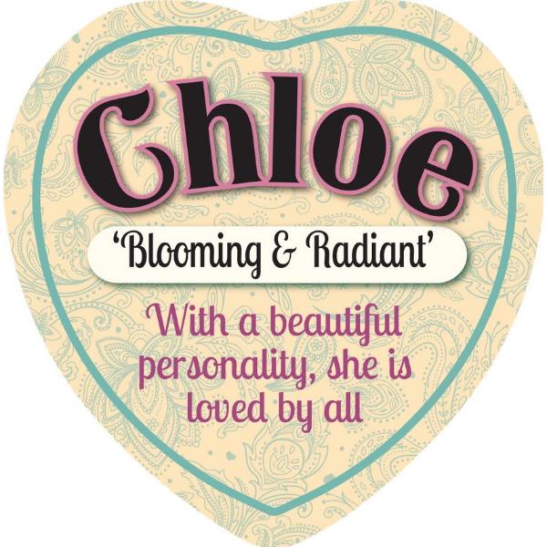 Ceramic Chloe Heart Magnet