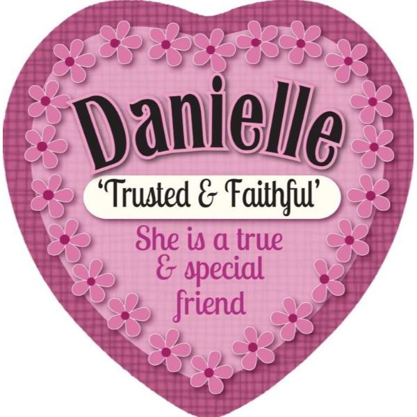 Ceramic Danielle Heart Magnet