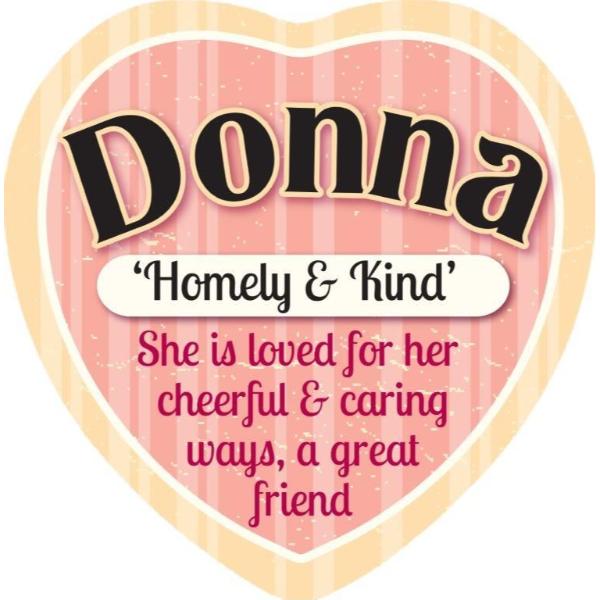 Ceramic Donna Heart Magnet