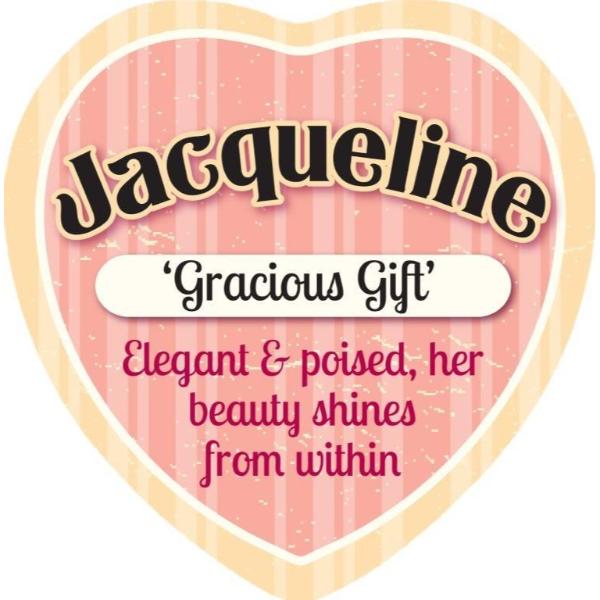 Ceramic Jacqueline Heart Magnet