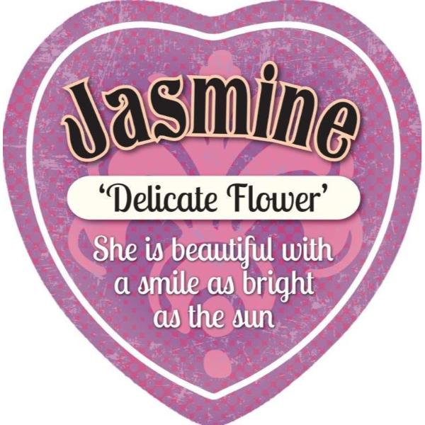 Jasmine Heart Magnet