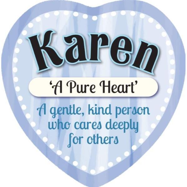 Karen Heart Magnet