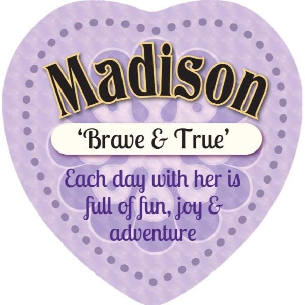 Madison Heart Magnet