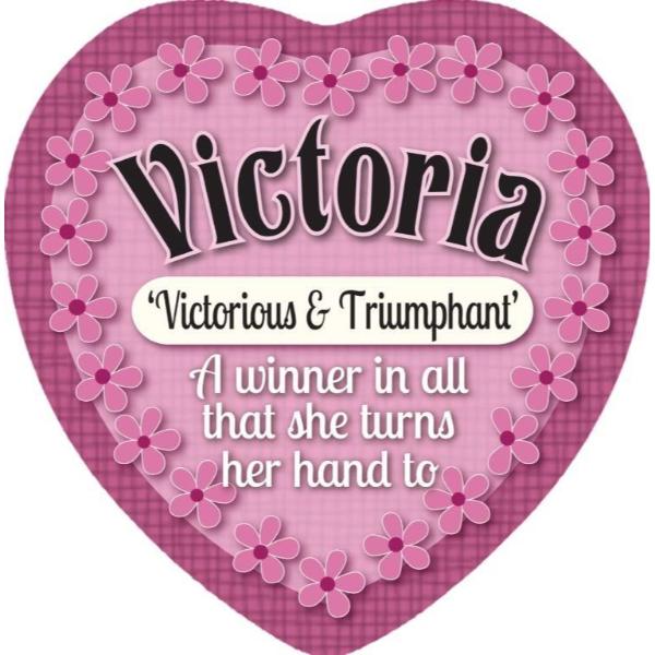 Ceramic Victoria Heart Magnet