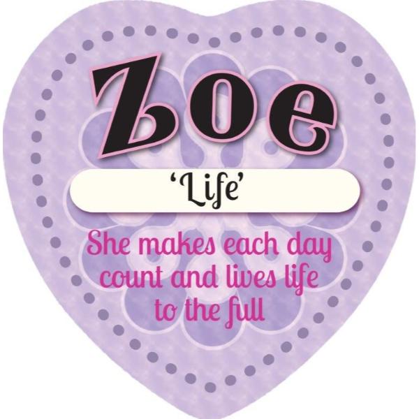 Zoe Heart Magnet