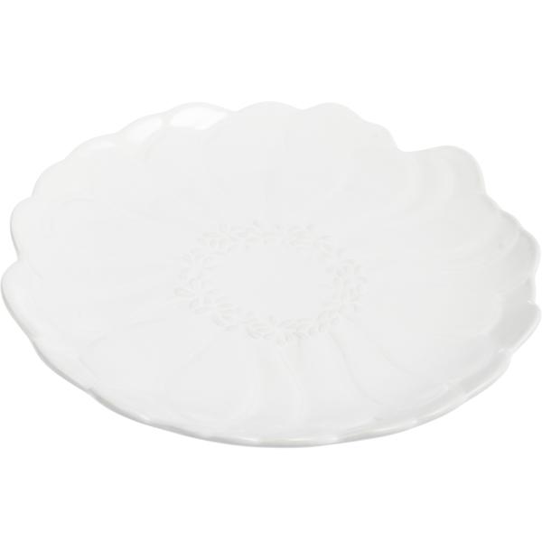 White Canopy Plate - 21cm