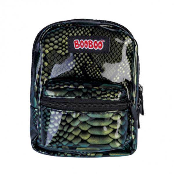 Mini Booboo Green Python Backpack