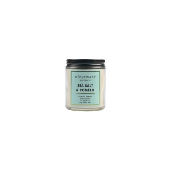 Wick2wear Sea Salt & Pomelo Scented Candle - 210g