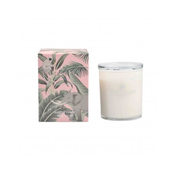 Wick2Ware Lychee & Freesia Scented Candle Jar - 400g