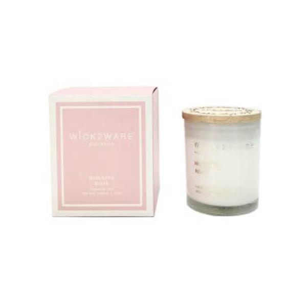 Wick2ware Morning Rose Soy Wax Candle Jar - 260g