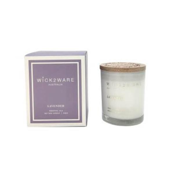 Wick2ware Lavender Soy Wax Candle Jar - 260g