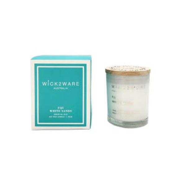 Wick2ware Fiji White Sands Soy Wax Candle Jar - 260g