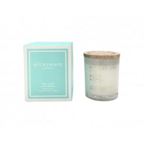 Wick2ware Sea Salt & Pomelo Soy Wax Candle Jar - 260g