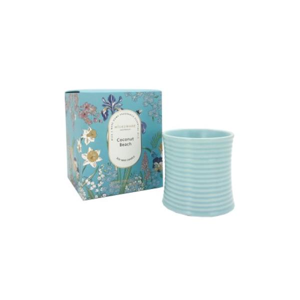 Wick2ware Blue Coconut Beach Soy Candle Jar - 160g