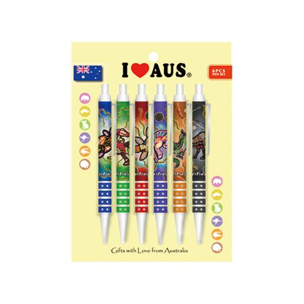 6 Pack Assorted Pens