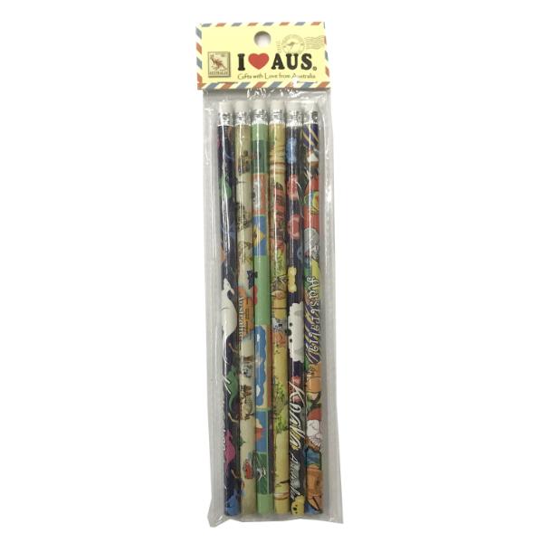 6 Pack Animal Pencils