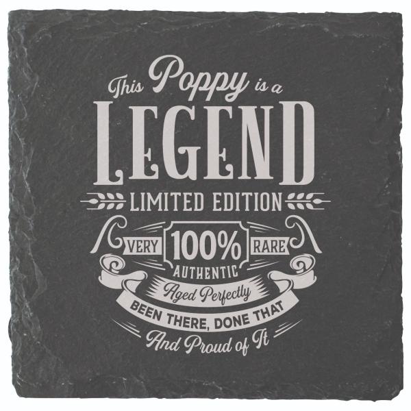 Legend Poppy Coaster