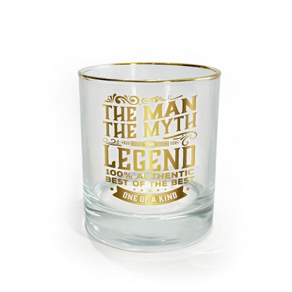 Legend The Man Glass