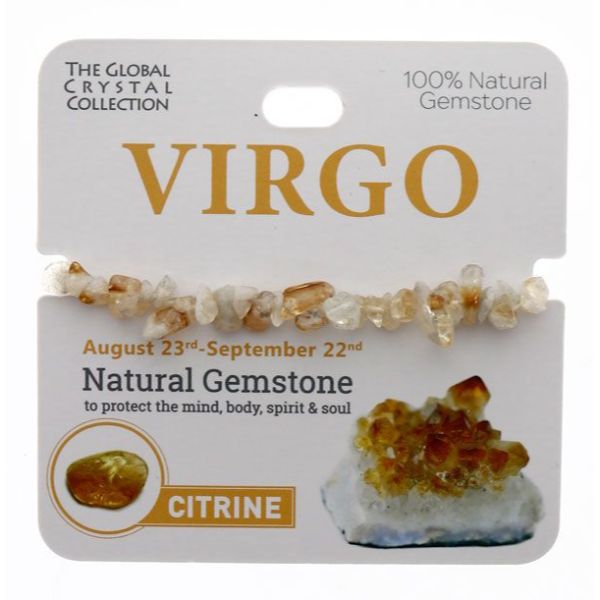 Citrine Virgo Gem Bracelet