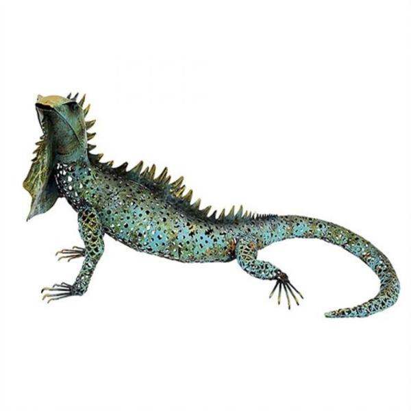 Metal Lizard - 78cm x 51cm c 40cm