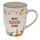 Load image into Gallery viewer, Best Nan Floral Hearts Coffee Mug - 250ml

