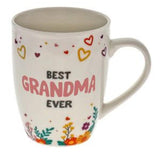 Load image into Gallery viewer, Best Grandma Ever Floral Hearts Coffee Mug - 250ml
