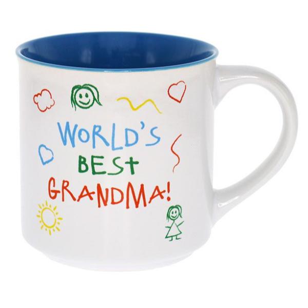 Ceramic Worlds Best Grandma Art Coffee Mug - 250ml