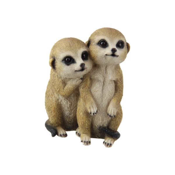 Twin Standing Friends Meerkat - 19cm