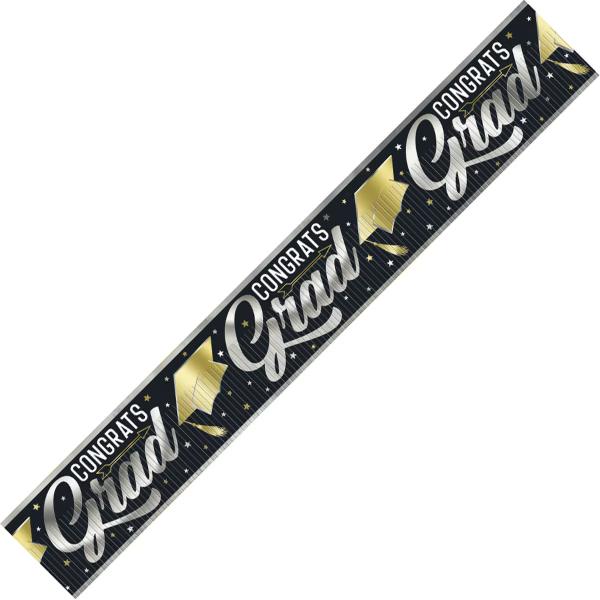Foil Fringe Congrats Grad Banner - 365cm