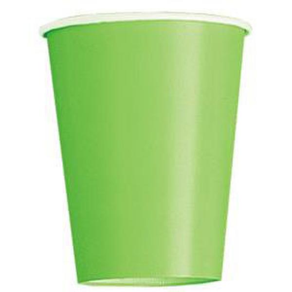 14 Pack Lime Green Paper Cups - 270ml