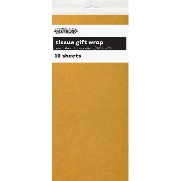 10 Gold Tissue Sheets