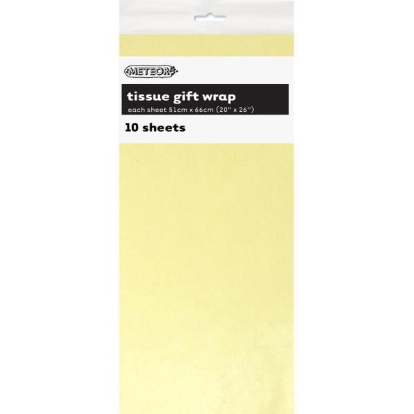 10 TISSUE SHEETS - IVORY
