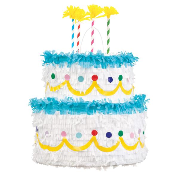3D Birthday Cake Pinata - 36cm x 28cm