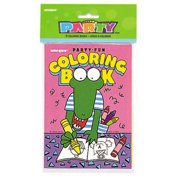 8 Pack Colouring Books