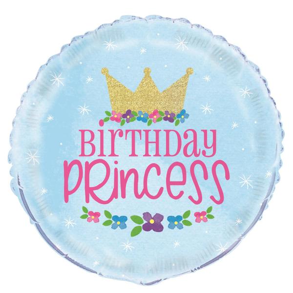 Magical Princess Birthday Foil Balloon - 45cm