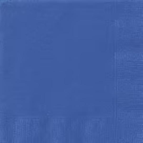 50 Pack Royal Blue Beverage Napkins
