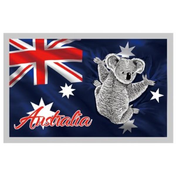 Australian Flag Koala Magnet